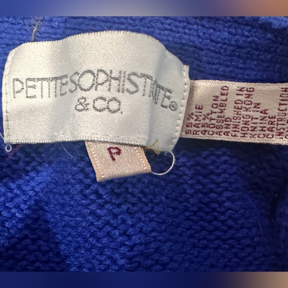 Patriotic Vintage Ugly Sweater Vest Size SP - Picture 4 of 5